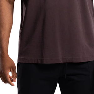 เสื้อกล้ามผู้ชายสีน้ำตาลเข้มแบบวินเทจ ผ้าฝ้ายทรงเข้ารูป สไตล์สปอร์ต ออกกำลังกาย ลำลอง สตรีทแวร์ - Product Image 3