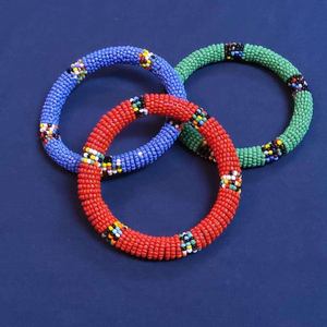 Bracelet brodé de perles fait main de luxe élégant, accessoire classique pour les fashionistas raffinées - Product Image 2
