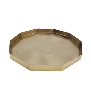 Bandeja de Servicio para Comida en Casa y Hotel, Estilo Europeo, Bandeja de Metal para Servir Cena, Pan, Postre, Café, Té - Product Image 4