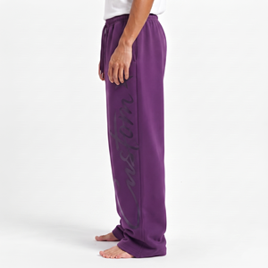 Pantalones deportivos de algodón grueso personalizados para hombre, pantalones de chándal holgados de gran tamaño, personaliza tu propio logotipo, ropa urbana. - Product Image 4