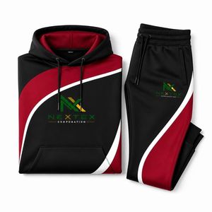 Conjunto Deportivo Personalizado por Sublimación, Sudadera con Capucha y Pantalones Deportivos para Hombre, Uniforme de Equipo - Product Image 6