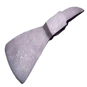 ขวานเหล็กดามัสกัสคุณภาพพรีเมียมลายบิดเกลียว งานแฮนด์เมด Jexmoo พร้อมปลอกหนัง ของขวัญสำหรับคุณพ่อสำหรับกิจกรรมกลางแจ้ง - Product Image 1