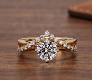Anillo de compromiso moderno de platino 950 con diamante cultivado en laboratorio de 2.28 quilates, color E, claridad VS1, y banda trenzada con solitario de 1 quilate para mujer - Product Image 2