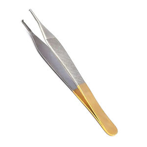 High Quality 4.75" Stainless Steel Manual Instrument-Adson Tissue Forceps Class I Blush Surgical 1 Year Warranty <b>Model</b> - Product Image 1