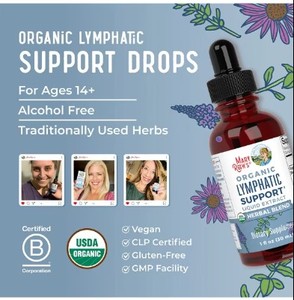 Gotas Orgánicas Anticaspa Mary Ruth Care, Apoyo Linfático, Desintoxicación Herbal, Suplemento Líquido para el Sistema Inmunológico - Product Image 2