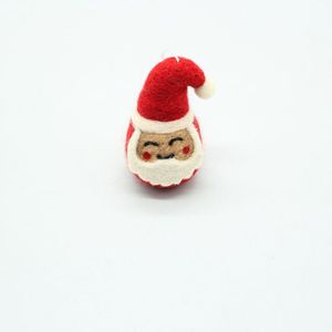 Handmade <b>Wool</b> Felt Santa Christmas Tree Ornament Needle Felting Character Bauble Holiday Decoration - Product Image 4