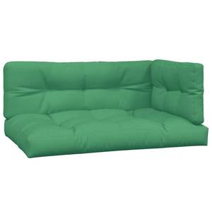 Ensemble de 3 coussins d'extérieur en polyester vert résistants aux UV pour palettes, pour terrasse et jardin - Product Image 2