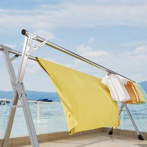 Tendedero de Ropa Plegable Portátil de 2.4m con Múltiples Varillas, Duradero, para Uso en Interiores y Exteriores, Ahorra Espacio, para Colgar Ropa - Product Image 5