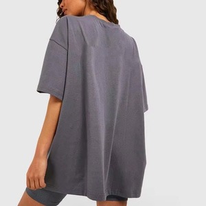 T-shirt oversize pour femme, best-seller, manches courtes, nouveau design, pour adulte, polyester/coton, séchage rapide - Product Image 3