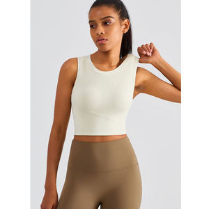 Débardeur pour femme de haute qualité, impression de logo personnalisée, 100% coton, séchage rapide, léger, best-seller en gros - Product Image 3