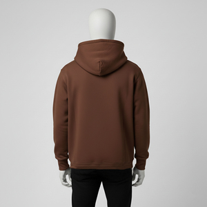French Terry Washed Breathable Custom Mens Oversized 100% Cotton High Quality Blank Drop Shoulder Pullover Hoodie - Product Image 3