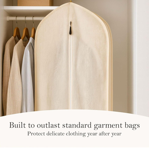 Bolsa de Ropa Impermeable, Moderna y Resistente con Cierre, de Tela No Tejida, para Guardar Abrigos, Vestidos y Trajes, Ideal para Viajes - Product Image 3