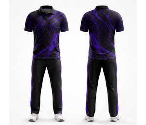 OEM <b>Cricket</b> Uniform Manufacturer Full Sublimation | Men Women Youth <b>Cricket</b> Wears Polo Shirt and Trouser Full Team Outfit - Product Image 4