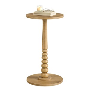 Table d'appoint ovale en bois de manguier artisanal |   Meubles en bois en gros en Inde - Product Image 1