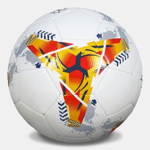 Ballon de football hybride professionnel avec construction en cuir PU à 32 panneaux et design à couture filetée pour l'entraînement — Fabriqué au Pakistan - Product Image 2