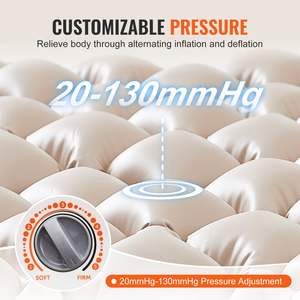 Matelas à pression alternée en PVC de qualité médicale, 5 niveaux réglables, 350 lb, utilisation à domicile/hôpital, matelas pneumatique, matelas de massage - Product Image 3