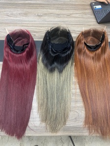 Perruque à closure Zenohair, 100% cheveux vierges Remy vietnamiens, cuticules alignées, d'un seul donneur, extensions de cheveux bruts à double trame machine, 200g-400g - Product Image 1