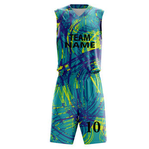 Uniformes Deportivos de Baloncesto Personalizados al por Mayor con Logotipo, Conjuntos de Verano e Invierno, Apliques Transpirables de Secado Rápido, Tallas Grandes - Product Image 1