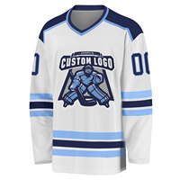 Fabrication sur mesure de vêtements de hockey par sublimation, uniformes de hockey sur glace directement de l'usine, maillots de hockey sur glace à marque privée, nom d'équipe personnalisé.