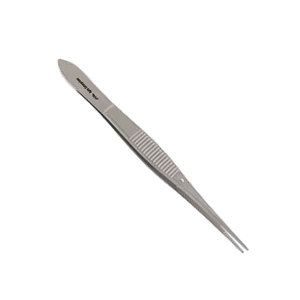 Pinzas Quirúrgicas de Acero Inoxidable de 10.5cm de Longitud Total, Certificadas por la CE, con Puntas Dentadas Rectas de 1mm - Product Image 5