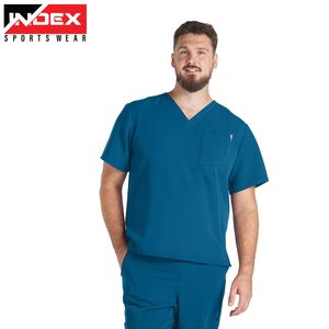 Chemise de travail médicale professionnelle à manches courtes, durable, pour médecins, infirmières et personnel. - Product Image 6