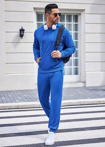 ชุดวอร์มออกกำลังกายผู้ชาย เนื้อผ้านุ่ม ระบายอากาศดี มีฮู้ด กางเกงจ็อกเกอร์ทรงเข้ารูป เอวยางยืด ชุดลำลองสำหรับเล่นกีฬา มีจำหน่ายแล้ว - Product Image 3