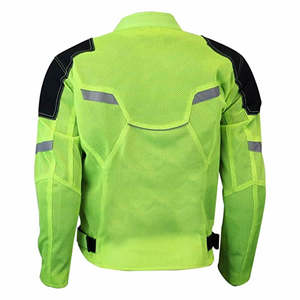 Veste de moto haute visibilité HIKE IMPEX pour l'été, maille réfléchissante, respirante, coupe-vent, imperméable, veste de sécurité pour motards - Product Image 2
