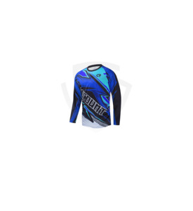 Jersey de Motocross Sublimado de Manga Larga, Unisex, de Secado Rápido, Alta Calidad, Anti-UV, % Poliéster, Colores Personalizados - Product Image 2