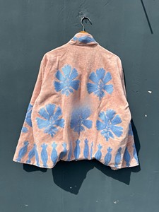 Handcrafted Velvet <b>Jacket</b> with Premium Kashmiri Aari Embroidery Premium-Quality Ultra-Soft Velvet Fabric <b>Jacket</b> - Product Image 3
