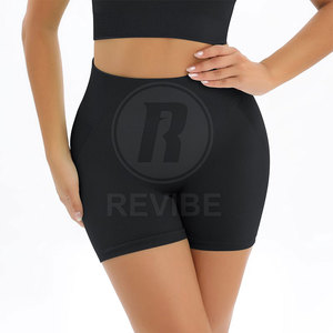 Top Selling Solid Breathable Yoga Short Sets Front Logo Mid Waist Fit <b>Knee</b> Length 2-Piece Set Premium Fabric for Online Sale - Product Image 4