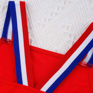 Uniformes de Porristas Personalizados de Poliéster, Faldas Plisadas Elásticas, Diseño por Sublimación, Ropa Deportiva Personalizable OEM para Equipos y Clubes - Product Image 3