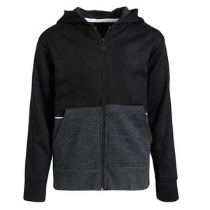 เสื้อสเวตเชิ้ตมีฮู้ดผ้าฟลีซสำหรับผู้ชายเสื้อจัมเปอร์สองโทนสีแบบเรียบงานตามสั่งดีไซน์ใหม่สำหรับฤดูใบไม้ผลิ - Product Image 1