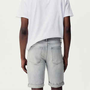 กางเกงยีนส์ขาสั้นลำลองปักลายวินเทจสำหรับผู้ชาย แห้งเร็ว ระบายอากาศได้ดี กันน้ำ ปรับแต่งได้ - Product Image 5