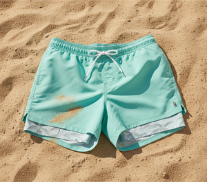 กางเกงชายหาดแบบซับลิเมชั่นสั่งทำพิเศษ 2 in 1 กางเกงว่ายน้ำผู้ชายพร้อมกางเกงเลกกิ้งซับในแบบรัดรูป แฟชั่นทันสมัย แห้งเร็ว - Product Image 6