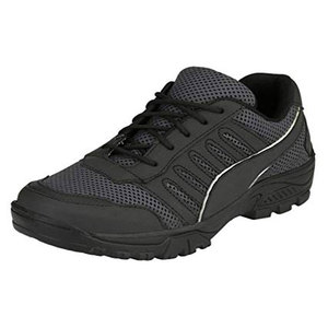 Zapatos de seguridad de malla transpirable para hombre, con cordones, suela de goma, para todas las estaciones, calzado de trabajo, negro - Product Image 3