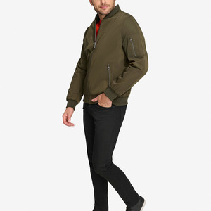 Vente directe d'usine, veste bomber homme streetwear personnalisée pour la vente en ligne, vente en gros, dernier design, veste bomber homme hiver. - Product Image 2