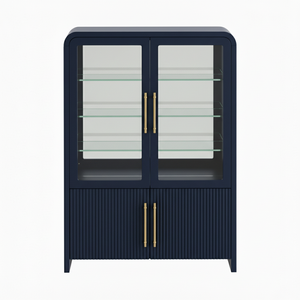 Display Cabinet Solid Wood Modern Coffee <b>Table</b> for Living Room Sofa Luxury Velvet Living Room Sofa Set Furniture Premium Quality - Product Image 1