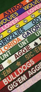 Bolso Bandolera Bordado Curio Craft Go Gators, Forma Rectangular, Algodón/Satén, Tema Deportivo, Correa Ajustable, Personalizado - Product Image 5