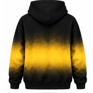 Sudadera con Capucha Oversize Tie Dye para Mujer Sigma Gamma Rho, Color Dorado y Negro, con Letras Griegas Impresas, Sudadera de Forro Polar Informal para Hermandad - Product Image 2