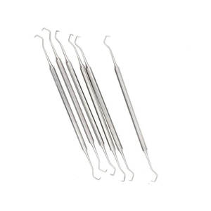 Sonde d'exploration dentaire à double crochet en acier inoxydable pour l'hygiène bucco-dentaire – Vente en gros - Product Image 1