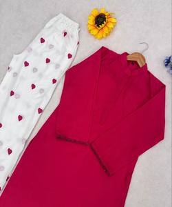 Conjunto de Top y Pantalones Palazzo de Algodón con Encaje Romano Moderno, para Uso Diario, Precio al por Mayor, Prenda Étnica Tejida - Product Image 5