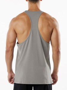 Custom Fashion Y Back Streetwear <b>Athletic</b> Gym Tank Top Men's Running Tank Tops - Product Image 4