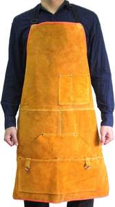 Delantal y Chaqueta de Soldadura Unisex de Cuero Vacuno, Impermeables y Transpirables, con Características de Seguridad Anticorte y Logotipo Personalizado - Product Image 6