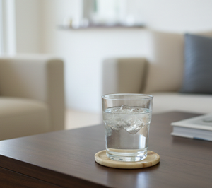 Handcrafted Picture Jasper <b>Coaster</b> <b>Set</b> <b>with</b> <b>Holder</b> - Natural Stone Round Drink <b>Coasters</b> for Luxury Home Decor - Product Image 2