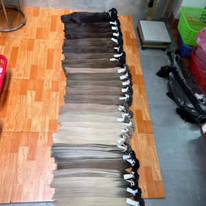 Extensions de cheveux 100% naturels Remy lisses pour femmes, vente en gros - Product Image 1