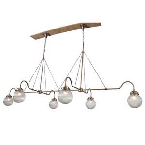 Modern Brass Ceiling Light Geometric Design Indoor Living Room Fixture - Product Image 2