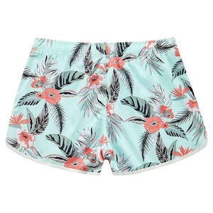 Pantalones Cortos de Mujer Estampados al por Mayor RTS, Cintura Media, Cordón Ajustable, Tejido Casual de Poliéster Transpirable, Shorts de Baño AI-BS-101 - Product Image 6