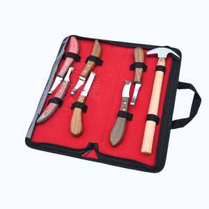 Kit de cuchillos de herrador de alta resistencia con martillo de herrador, cuchilla afilada de doble cara, cuchillo de herrador clásico, cuchillo de herrador estrecho, cuchillo de herrador tipo D, cuchillo de herrador tipo Loop - Product Image 1