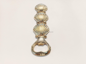 Ouvre-bouteille en laiton en forme de coquille de palourde, fait main, style nautique, ouvre-bouteille en laiton massif pour la maison, le bar, les accessoires de cuisine et comme article cadeau - Product Image 4