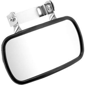 Specchio Convesso Rettangolare con Staffa a U per Porta, in Acciaio Inossidabile, per Trattori, Carrelli Elevatori, Camion - Product Image 5